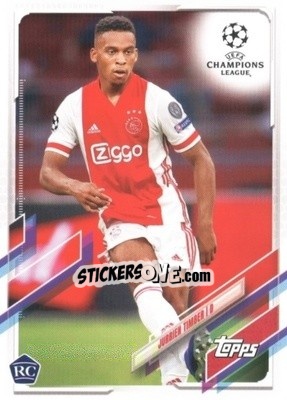 Sticker Jurrien Timber - UEFA Champions League 2020-2021. Japan Edition n. 71 - Topps