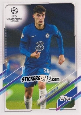 Sticker Kai Havertz - UEFA Champions League 2020-2021. Japan Edition n. 20 - Topps