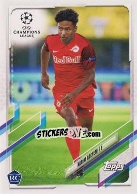 Sticker Karim Adeyemi - UEFA Champions League 2020-2021. Japan Edition n. 99 - Topps