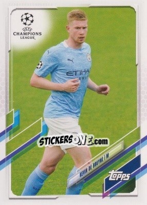 Sticker Kevin De Bruyne - UEFA Champions League 2020-2021. Japan Edition n. 18 - Topps