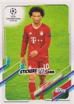 Sticker Leroy Sane - UEFA Champions League 2020-2021. Japan Edition - Topps
