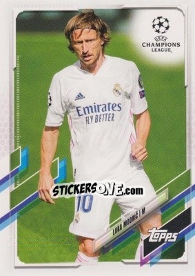 Sticker Luka Modric - UEFA Champions League 2020-2021. Japan Edition n. 75 - Topps