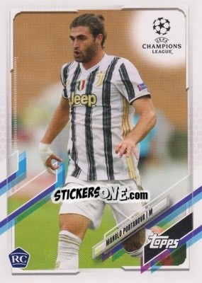 Sticker Manolo Portanova - UEFA Champions League 2020-2021. Japan Edition n. 21 - Topps