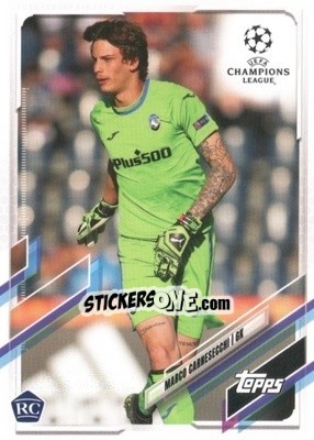 Sticker Marco Carnesecchi - UEFA Champions League 2020-2021. Japan Edition - Topps