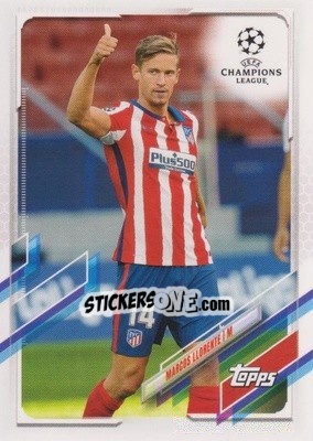 Sticker Marcos Llorente - UEFA Champions League 2020-2021. Japan Edition n. 54 - Topps