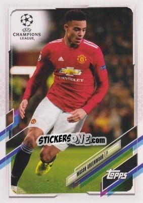 Sticker Mason Greenwood - UEFA Champions League 2020-2021. Japan Edition n. 17 - Topps