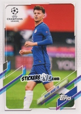 Sticker Mason Mount - UEFA Champions League 2020-2021. Japan Edition n. 45 - Topps