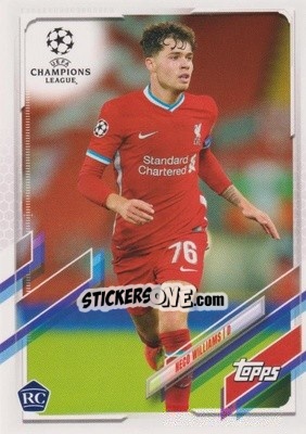 Figurina Neco Williams - UEFA Champions League 2020-2021. Japan Edition - Topps