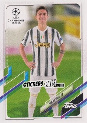 Sticker Paulo Dybala - UEFA Champions League 2020-2021. Japan Edition - Topps