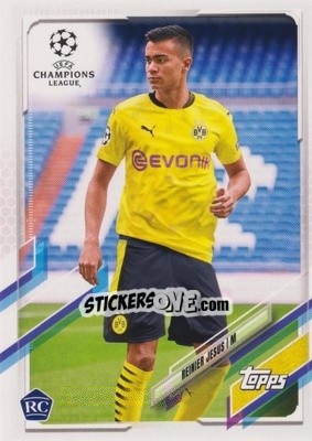 Sticker Reinier Jesus - UEFA Champions League 2020-2021. Japan Edition n. 93 - Topps
