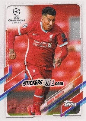 Cromo Roberto Firmino - UEFA Champions League 2020-2021. Japan Edition - Topps