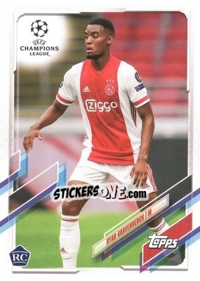 Sticker Ryan Gravenberch - UEFA Champions League 2020-2021. Japan Edition n. 98 - Topps