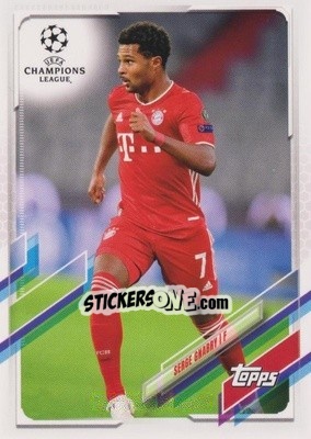 Sticker Serge Gnabry - UEFA Champions League 2020-2021. Japan Edition n. 72 - Topps
