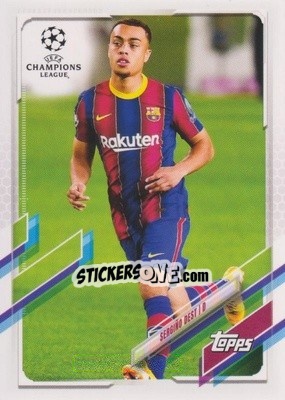 Figurina Sergino Dest - UEFA Champions League 2020-2021. Japan Edition - Topps