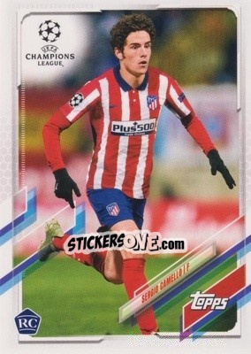 Sticker Sergio Camello - UEFA Champions League 2020-2021. Japan Edition n. 77 - Topps