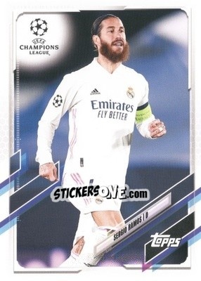 Sticker Sergio Ramos - UEFA Champions League 2020-2021. Japan Edition - Topps