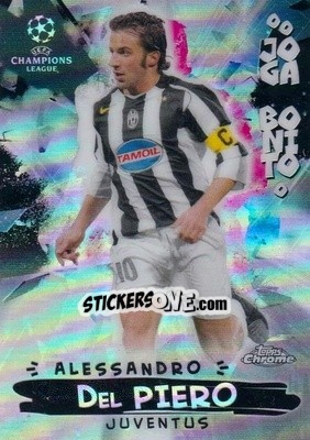 Sticker Alessandro Del Piero - UEFA Champions League Chrome 2020-2021 n. JB-15 - Topps