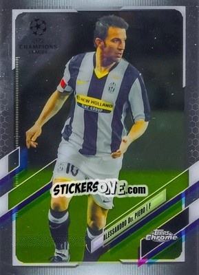 Sticker Alessandro Del Piero - UEFA Champions League Chrome 2020-2021 n. 14 - Topps