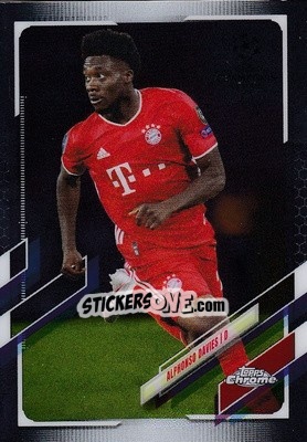Sticker Alphonso Davies - UEFA Champions League Chrome 2020-2021 n. 42 - Topps