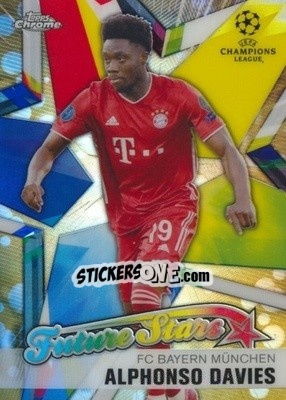 Sticker Alphonso Davies - UEFA Champions League Chrome 2020-2021 n. FS-AD - Topps