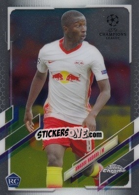 Sticker Amadou Haidara - UEFA Champions League Chrome 2020-2021 - Topps