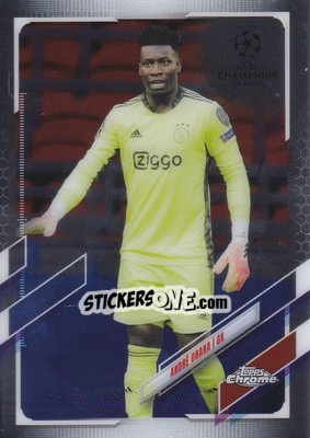 Sticker André Onana - UEFA Champions League Chrome 2020-2021 - Topps