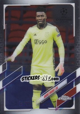 Sticker André Onana - UEFA Champions League Chrome 2020-2021 n. 43 - Topps