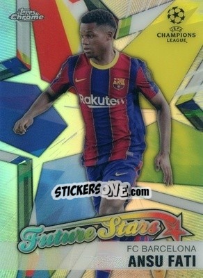 Sticker Ansu Fati - UEFA Champions League Chrome 2020-2021 - Topps