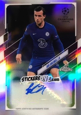 Sticker Ben Chilwell - UEFA Champions League Chrome 2020-2021 n. CA-BCH - Topps
