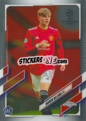 Sticker Brandon Williams - UEFA Champions League Chrome 2020-2021 n. 64 - Topps