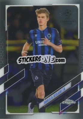 Sticker Charles De Ketelaere - UEFA Champions League Chrome 2020-2021 n. 37 - Topps