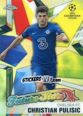 Sticker Christian Pulisic - UEFA Champions League Chrome 2020-2021 n. FS-CP - Topps