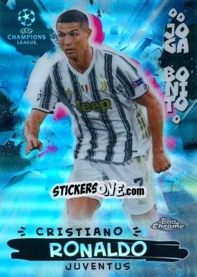Sticker Cristiano Ronaldo - UEFA Champions League Chrome 2020-2021 n. JB-1 - Topps