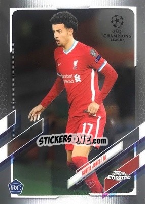 Sticker Curtis Jones - UEFA Champions League Chrome 2020-2021 n. 6 - Topps