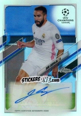 Sticker Dani Carvajal - UEFA Champions League Chrome 2020-2021 n. CA-DCV - Topps