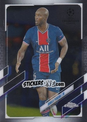 Sticker Danilo Pereira - UEFA Champions League Chrome 2020-2021 n. 80 - Topps