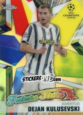 Sticker Dejan Kulusevski - UEFA Champions League Chrome 2020-2021 n. FS-DK - Topps