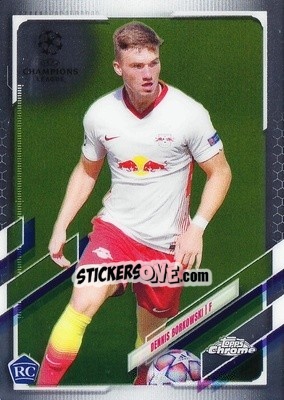 Sticker Dennis Borkowski - UEFA Champions League Chrome 2020-2021 n. 12 - Topps