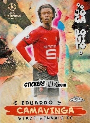 Sticker Eduardo Camavinga - UEFA Champions League Chrome 2020-2021 - Topps