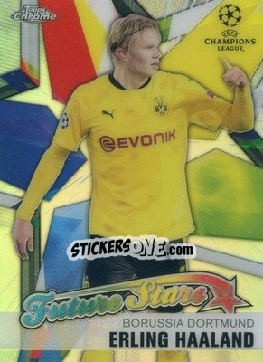 Sticker Erling Haaland - UEFA Champions League Chrome 2020-2021 - Topps