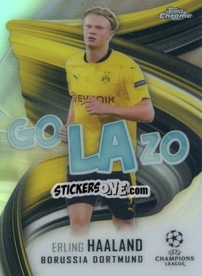 Sticker Erling Haaland - UEFA Champions League Chrome 2020-2021 n. GOL-EH - Topps