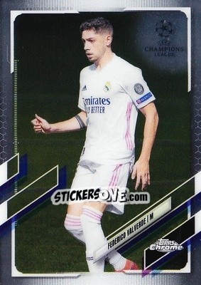 Sticker Federico Valverde - UEFA Champions League Chrome 2020-2021 n. 67 - Topps