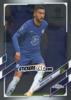 Sticker Hakim Ziyech - UEFA Champions League Chrome 2020-2021 - Topps