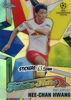 Sticker Hee-chan Hwang - UEFA Champions League Chrome 2020-2021 n. FS-HH - Topps
