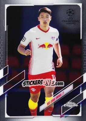 Sticker Hee-chan Hwang - UEFA Champions League Chrome 2020-2021 - Topps