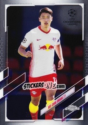 Sticker Hee-chan Hwang - UEFA Champions League Chrome 2020-2021 n. 10 - Topps