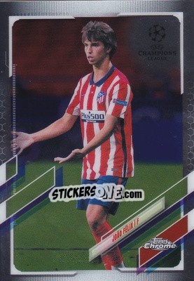 Sticker João Félix - UEFA Champions League Chrome 2020-2021 n. 19 - Topps