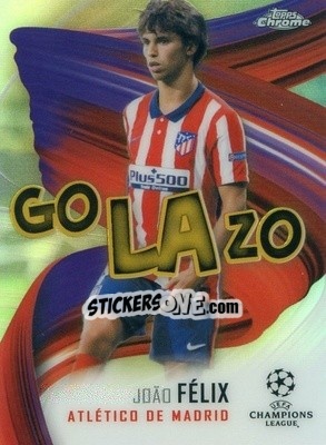 Sticker João Félix - UEFA Champions League Chrome 2020-2021 n. GOL-JF - Topps
