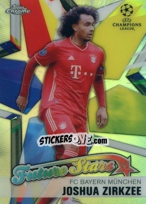 Sticker Joshua Zirkzee - UEFA Champions League Chrome 2020-2021 n. FS-JZ - Topps