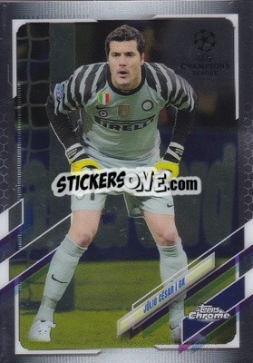 Sticker Júlio César - UEFA Champions League Chrome 2020-2021 - Topps